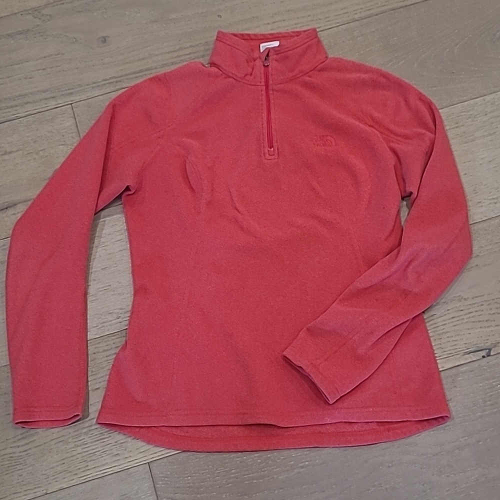 The North Face Fleece Sweatshirt Women's sz Small 1/4 Zip Pull Over Sweatshirt